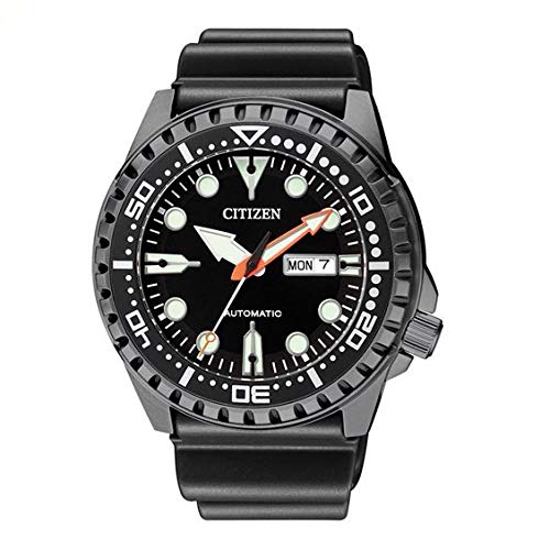 Citizen Herren Analog mechanische Handkurbel Uhr mit Elastodien Armband NH8385-11E Citizen Herren Analog mechanische Handkurbel Uhr mit Elastodien Armband NH8385-11E von Citizen
