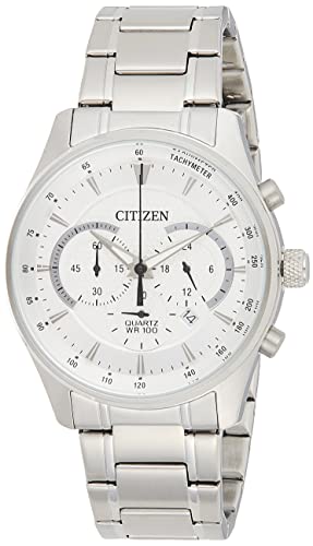 Citizen Herren-Armbanduhr AN8190-51A, Chronograph, Quarz, silberfarben von CITIZEN