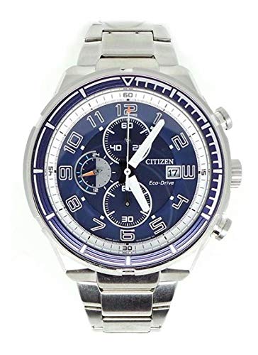 Citizen Herren-Armbanduhr XL Chronograph Quarz Edelstahl Ca0491-50L von CITIZEN