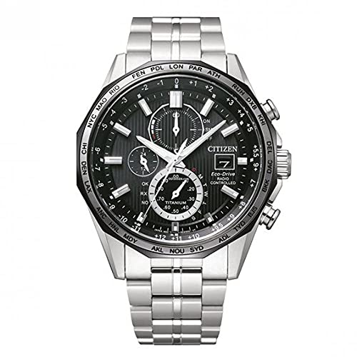 Citizen Herren Chronograph Solar Quarz Funkuhr Eco-Drive Super Titanium Saphirglas - AT8218-81E von Citizen