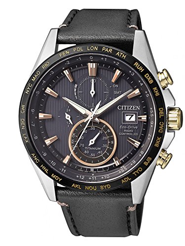 Citizen Herren Chronograph Solar Uhr mit Titan Armband AT8158-14H von CITIZEN