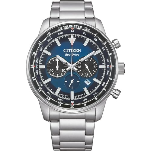 Citizen Herrenuhr Eco-Drive Solar Chronograph mit Edelstahl Gliederband CA4500-91L von CITIZEN