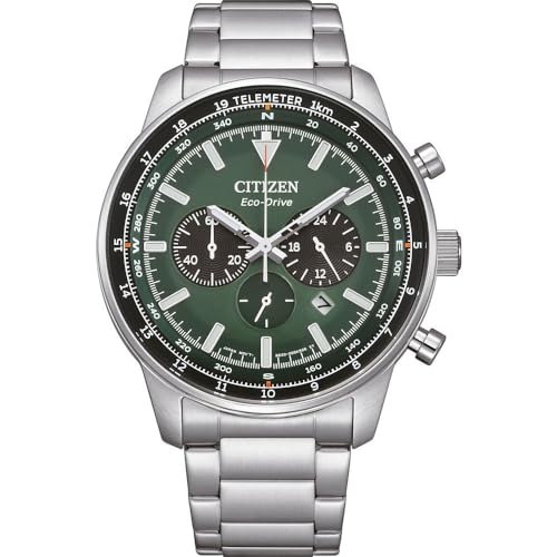 Citizen Herrenuhr Eco-Drive Solar Chronograph mit Edelstahl Gliederband CA4500-91X von CITIZEN