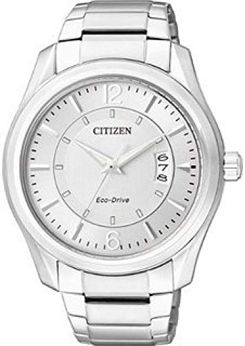 Citizen Joy Eco Drive AW1030-50B Herren-Armbanduhr, Silber/Mehrfarbig, Schmuck von CITIZEN