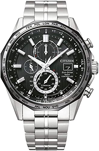 Citizen Men's Chronograph Eco-Drive Uhr mit Titan Armband AT8218-81E von CITIZEN