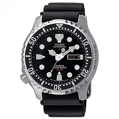 Citizen Unisex Analog [Automatico] Uhr mit Polyurethan Armband NY0040-09E von Citizen