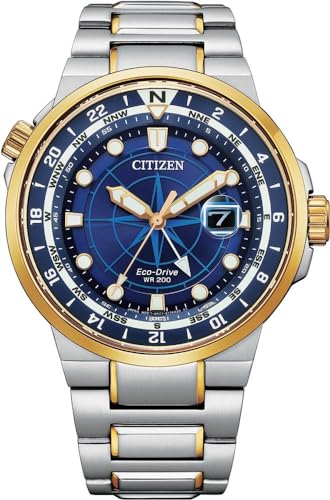 Citizen Unisex Analog Quarz Uhr mit Edelstahl Armband BJ7144-52L von Citizen