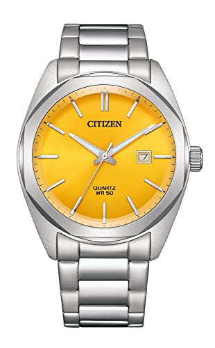 CITIZEN Men's Analog Quarz Uhr mit Edelstahl Armband BI5110-54Z von Citizen