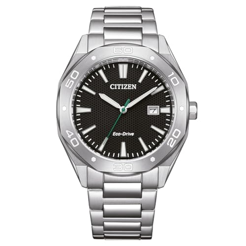 CITIZEN Herren Analog Eco-Drive Uhr mit Edelstahl Armband BM7631-52E von Citizen