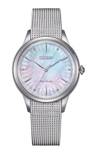 CITIZEN Herren Analog Quarz Uhr mit Edelstahl Armband EM1150-86D von Citizen