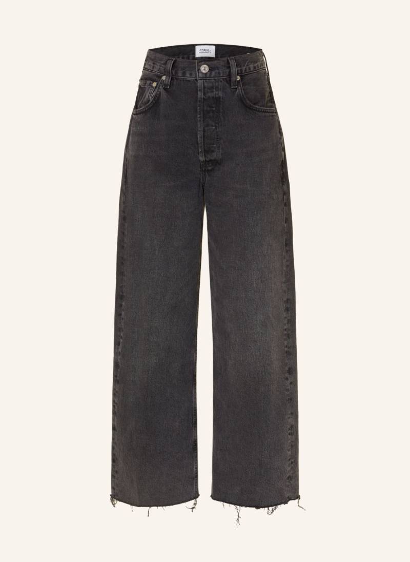 Citizens Of Humanity Cropped Jeans Ayla Raw Hem schwarz von CITIZENS of HUMANITY