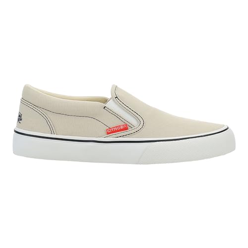 CITROËN Herren Slip-ON C23W Sneaker, Elfenbein, 43 EU von CITROËN