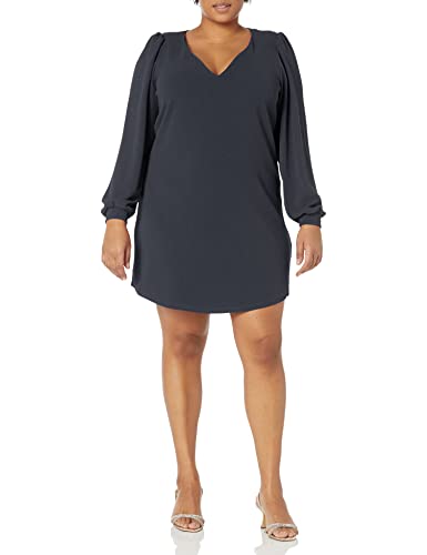 CITY CHIC Damen Plus Size Qiuero Kleid, Navy, 40 von CITY CHIC