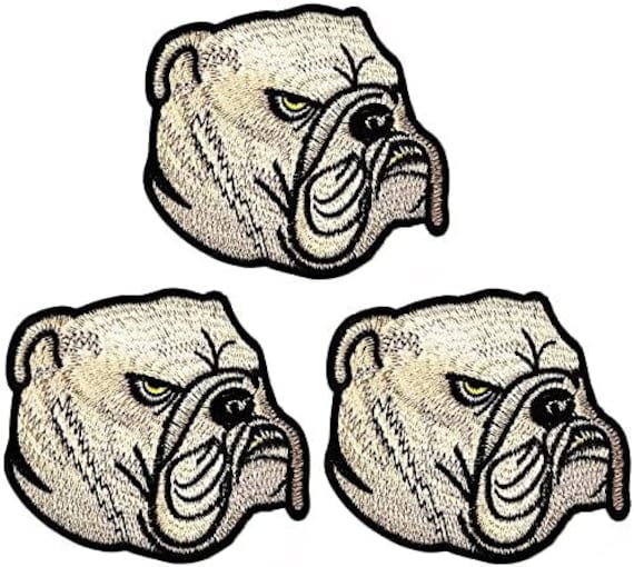 3Pcs. Dog Face Patches English Bulldog Cartoon Fashion Sticker Craft Projects Accessory Sewing Diy Emblem Clothing Costume Appliques Badge 3Pcs. Dog Face Patches English Bulldog Cartoon Fashion Sticker Craft Projects Accessory Sewing Diy Emblem Clothing Costume Appliques Badge von CITYPATCHTH