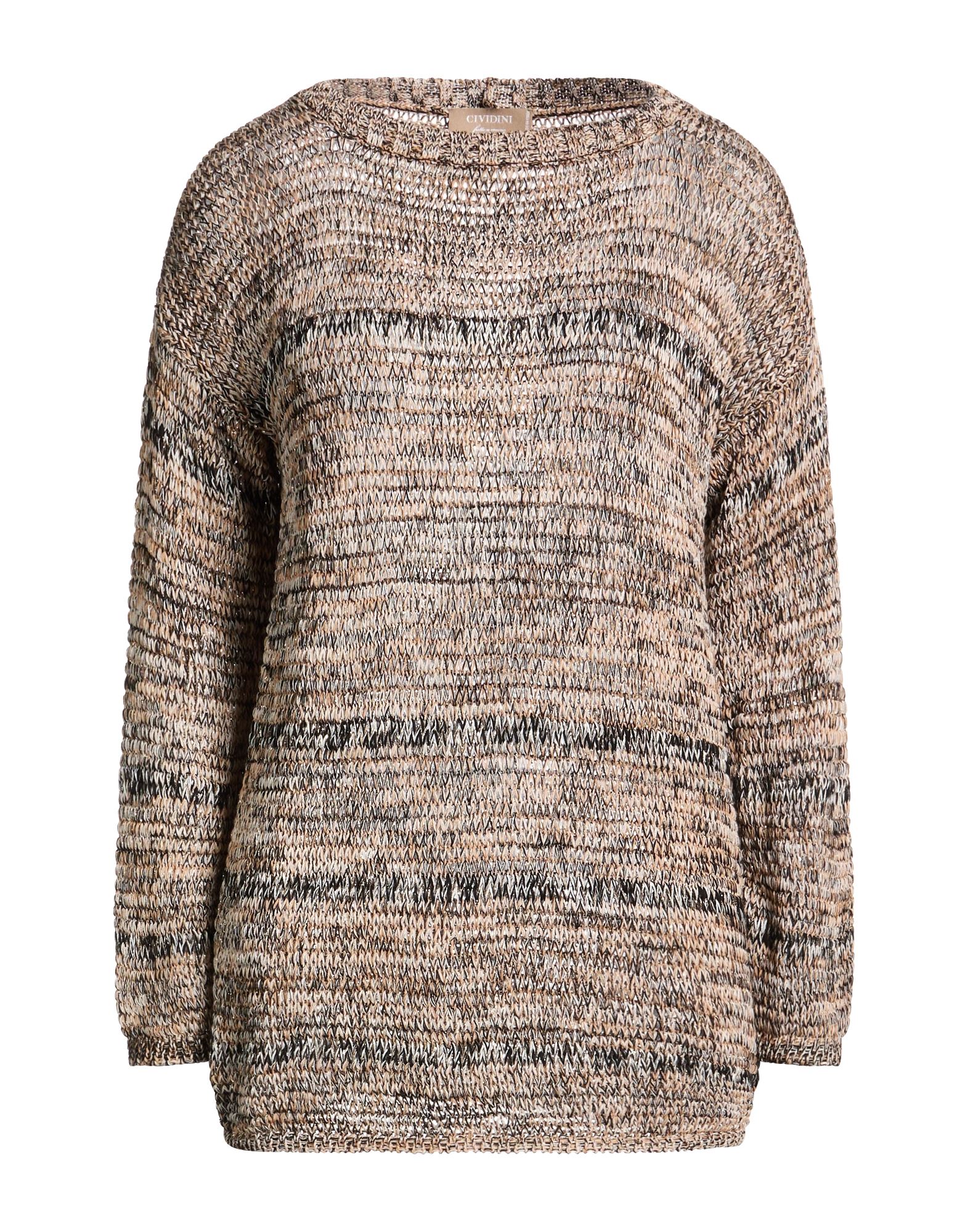 CIVIDINI Pullover Damen Kamel von CIVIDINI