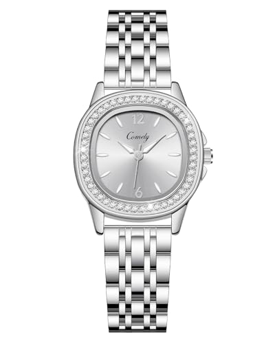 CIVO Armbanduhr Damen Analog Silber: Damenuhr Klein 31mm - Wasserdicht Uhr für Frauen Edelstahl von CIVO