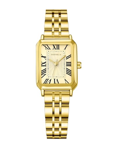 CIVO Armbanduhr Damen Gold Wasserdicht: Vintage Analog Klein Damenuhr Edelstahl - Klassiker Geburtstagsgeschenk für Frauen von CIVO