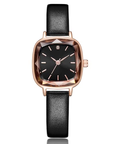 CIVO Damen Uhren Analog Lederarmband: Klein Frauen Minimalistische Armbanduhr Wasserdicht Elegante Kleid Geschenke von CIVO
