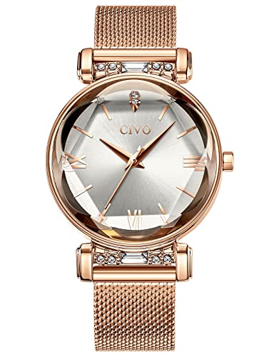 CIVO Damen Uhren Wasserdicht Elegantes Beiläufig Designer Armbanduhr Geschenk für Damen von CIVO