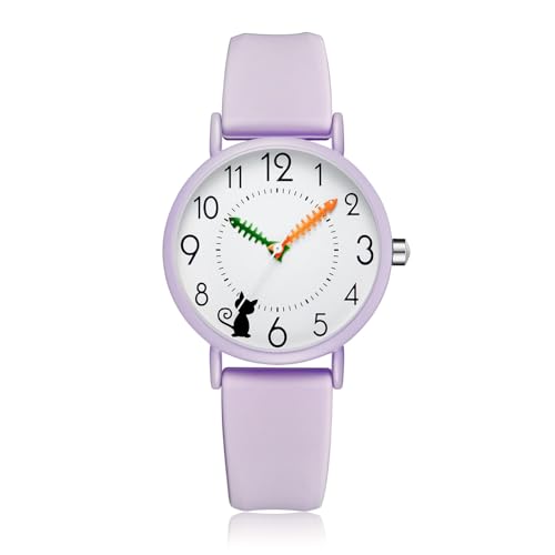 CIVO Damenuhr Analog Silikon Armbanduhr-Damen - Einfache Lila Wasserdicht Quarz Uhr Damen Elegant Klassische, Mode Geschenke für Frauen von CIVO