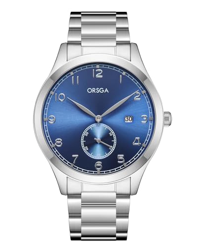 CIVO Herren Uhr Edelstahl Armbanduhr: Analog Herrenuhr - Blau Quarz Männer Uhren von CIVO