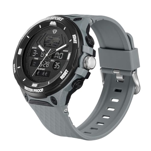 CIVO Herrenuhr Digital Armbanduhr Herren: Grau Militär Wasserdicht LED Digitaluhr - Sport Uhren für Herren mit Stoppuhr Wecker CIVO Herrenuhr Digital Armbanduhr Herren: Grau Militär Wasserdicht LED Digitaluhr - Sport Uhren für Herren mit Stoppuhr Wecker von CIVO