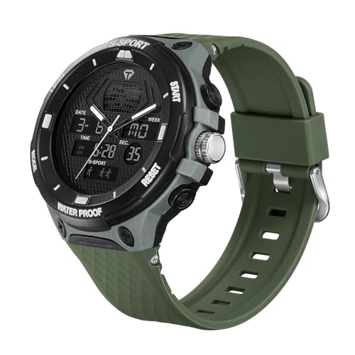 CIVO Herrenuhr Digital Armbanduhr Herren: Grün Militär Wasserdicht LED Digitaluhr - Sport Uhren für Herren mit Stoppuhr Wecker CIVO Herrenuhr Digital Armbanduhr Herren: Grün Militär Wasserdicht LED Digitaluhr - Sport Uhren für Herren mit Stoppuhr Wecker von CIVO