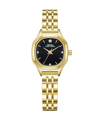 CIVO Uhr Damen Edelstahl Analog: Klein Einfachheit Armbanduhr Damen Gold - Mode Quartz wasserdichte Damenuhren von CIVO