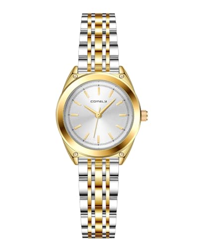 CIVO Uhr Damen Silber Wasserdicht: Vintage Klein Analog Edelstahl Armbanduhr Damen - Klassiker Rund Quartz Damenuhren von CIVO