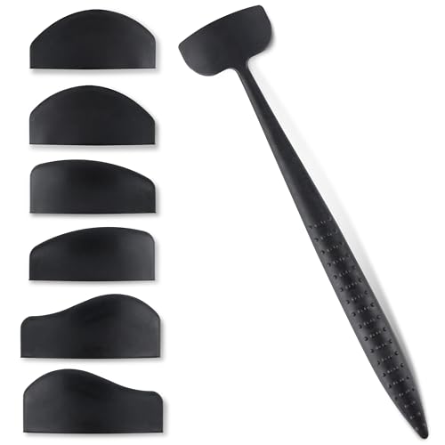 CIXIZUIJIA Lidschatten-Schablone, Lidschatten-Applikator-Werkzeug, multifunktionales Silikon-geflügeltes Eyeliner-Werkzeug, perfekt für Anfänger im Make-up von CIXIZUIJIA