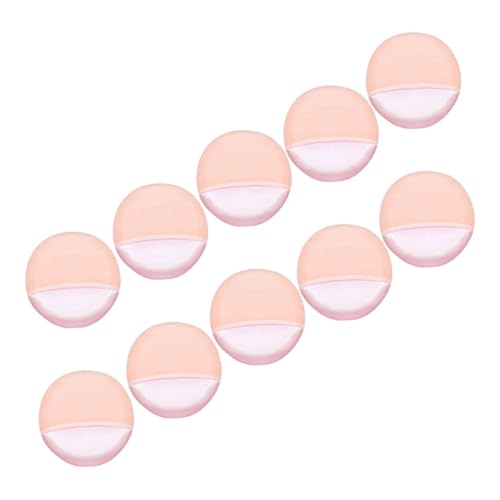 CIYODO 10 Stück Weiche Puderquasten für Gesicht Make Up Flauschig Hautfreundlich Foundation Schwämmchen für Flüssiges und Puder Geeignet Mädchen von CIYODO