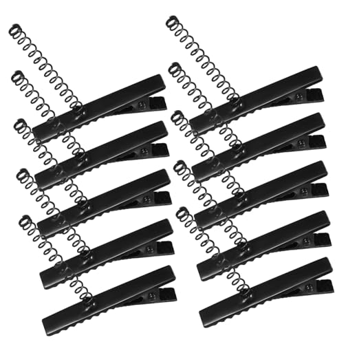 CIYODO 100 Stück Mini Metall Haarklammern mit Spann Kleine Alligator Clips für Mädchen DIY Haar Accessoires für Styling Basteln Partys und Kreative Haarprojekte von CIYODO