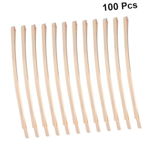 CIYODO 100 Stück Teiliges Metall Haarklammern Langlebige Bobby Pins in Gold Stilvolle Haarspangen für Damen und Mädchen für Alltag und Hochsteckfrisuren Modisches Haarschmuck Zubehör von CIYODO