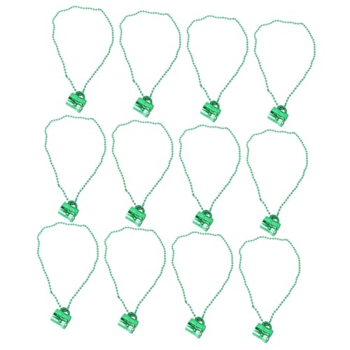 CIYODO 12 Stück Teiliges Halskette für Patrick's Day mit Buntem Becher Anhänger für Partys und Festliche Anlässe von CIYODO