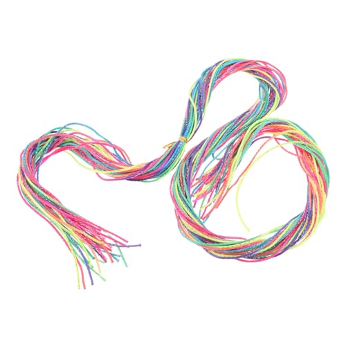 CIYODO 120 Stück Haarbänder zum Flechten Bunte Farbverlauf Haarschmuck Bänder für Zöpfe Vielseitige Styling-accessoires für Mädchen und Frauen DIY Haarstränge für Einzigartige von CIYODO