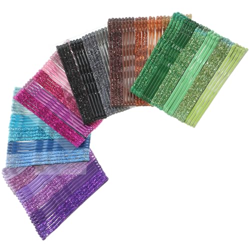 CIYODO 144 Stück Teiliges Glitzer Haarklammern mit Wellenstruktur Bunte Lackierte Metall Bobby Pins Rutschfeste Haarspangen für Frauen Geeignet für Dickes und Feines Haar Vielseitig für CIYODO 144 Stück Teiliges Glitzer Haarklammern mit Wellenstruktur Bunte Lackierte Metall Bobby Pins Rutschfeste Haarspangen für Frauen Geeignet für Dickes und Feines Haar Vielseitig für von CIYODO