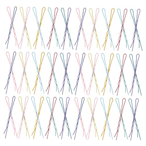 CIYODO 150 Stück Teiliges Buntes Haarklammer Robustem Metall Lange Wellen-bobby Pins für Damen Mädchen Vielseitige Haarstyling-clips für Dutt und Alltag Farbenfrohe Langlebige Haarspangen von CIYODO