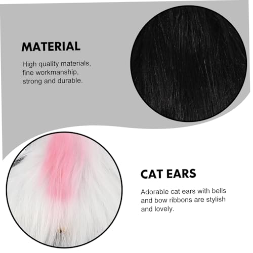 CIYODO 2 Paare Cosplay Katzenohren Haarspangen Haarklammern Damen Mädchen Kostüm Zubehör für Halloween Karneval Party von CIYODO