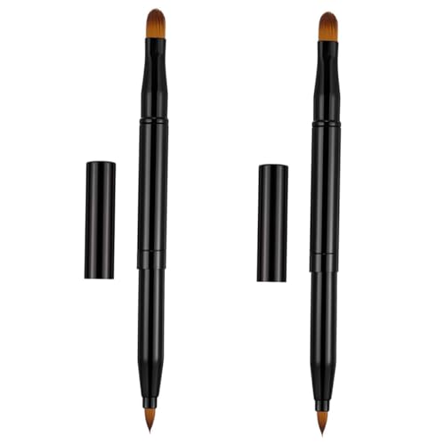 CIYODO 2 STÜCK Doppelköpfiger Multifunktionaler Make up Pinsel mit Kunststoffgriff Tragbar für Lippen Lidschatten Concealer Geeignet für Anfänger und Profis CIYODO 2 STÜCK Doppelköpfiger Multifunktionaler Make up Pinsel mit Kunststoffgriff Tragbar für Lippen Lidschatten Concealer Geeignet für Anfänger und Profis von CIYODO