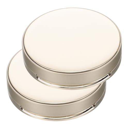 CIYODO 2 Stck Leere Nachfüllbare Cushion Foundation Box mit Spiegel Kompakter Tragbarer Puderbehälter mit Puff für Losen Puder Praktisches Make up Case für Damen Unterwegs von CIYODO