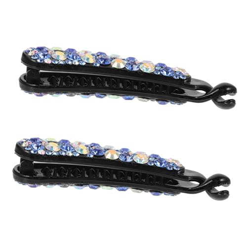 CIYODO 2 Stück Große Bananen haarklammern mit Strassbesatz Starke Haarklammern für Damen Elegante Fixierung für Pferdeschwanz und Verschiedene Frisuren Modisches Haarzubehör für Frauen CIYODO 2 Stück Große Bananen haarklammern mit Strassbesatz Starke Haarklammern für Damen Elegante Fixierung für Pferdeschwanz und Verschiedene Frisuren Modisches Haarzubehör für Frauen von CIYODO