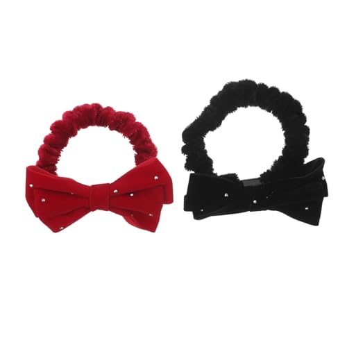 CIYODO 2stücke Haargummis Mit Schleifen Für Kleinkinder Und Junge Mädchen Aus Gefertigt Elastische Haarbänder Für Pferdeschwanz Geeignet Für Alltag Und Festivals von CIYODO