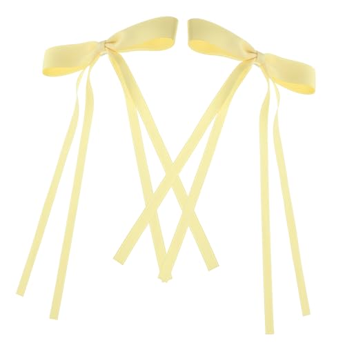 CIYODO 2 Stück Haarschleifen clips mit Metallklemme Leichte Langlebige Haarspangen für Teenager Mädchen Doppellagige Schleife mit Elegantem Design Vielseitig Einsetzbar bei Hochzeit von CIYODO