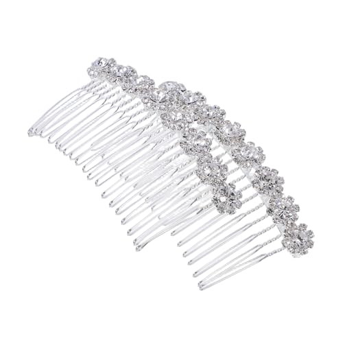 CIYODO 2 Stück Sonnenblumen Haarkämme Metall mit Funkelnden Kristallen Brautschmuck Haarkämme für Hochzeiten und Festliche Anlässe Leicht und Benutzerfreundlich von CIYODO