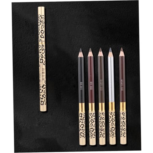 CIYODO 2 Stück Teiliges Augenbrauenstift mit Pinsel Doppelseitiger Leopard Design Eyebrow Pencil Natürliche Farbe Light Feine Paste für Gleichmäßiges und Natürliches Augenbrauen Make Up CIYODO 2 Stück Teiliges Augenbrauenstift mit Pinsel Doppelseitiger Leopard Design Eyebrow Pencil Natürliche Farbe Light Feine Paste für Gleichmäßiges und Natürliches Augenbrauen Make Up von CIYODO