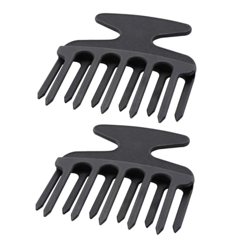 CIYODO 2 Stück Teiliges Haarstyling Kamm Leichter Haarkamm für Männer Angenehmer Griff Professionelle Texturierung und Ölfrisuren Salon Haushaltsgeeignet von CIYODO