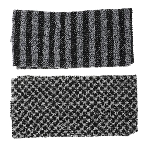 CIYODO 2 Stück Teiliges Peeling badetuch Langstreifen Doppeltes Körperpeeling Sanftes Rückenpeeling Duschzubehör Für Zuhause Hautreinigung Und Zellregeneration von CIYODO