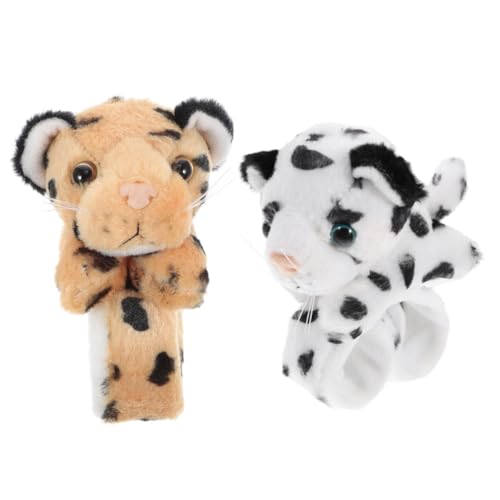 CIYODO 2 Stück Teiliges Slap Armband mit Tierischem Design Sichere Glatte Kanten Partyzubehör für Dschungel Mottopartys Geburtstagsfeiern und Kostümfeste Vielseitig Accessoire Geeignet von CIYODO