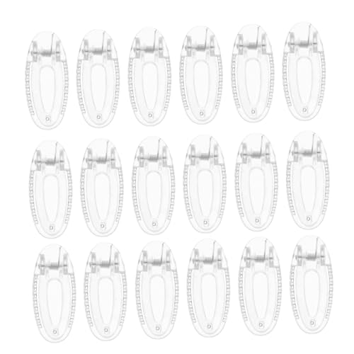 CIYODO 20 Stück Haarklammern Transparente Mini Alligator Clips Fester Sitz Süße Ovale Form Haarschmuck für Mädchen Alltag Party Schule Geeignet von CIYODO