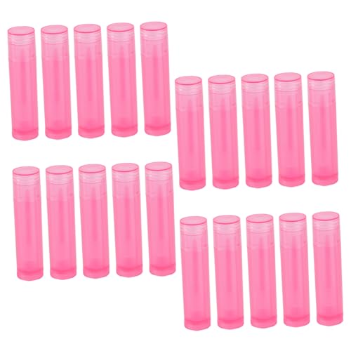 CIYODO 20 Stück Leere Lippenstifthülsen aus PE Nachfüllbare Lip Balm Behälter für DIY Lippenpflege Langlebige Kosmetikverpackung Tubes für Selbstgemachten Lippenstift von CIYODO